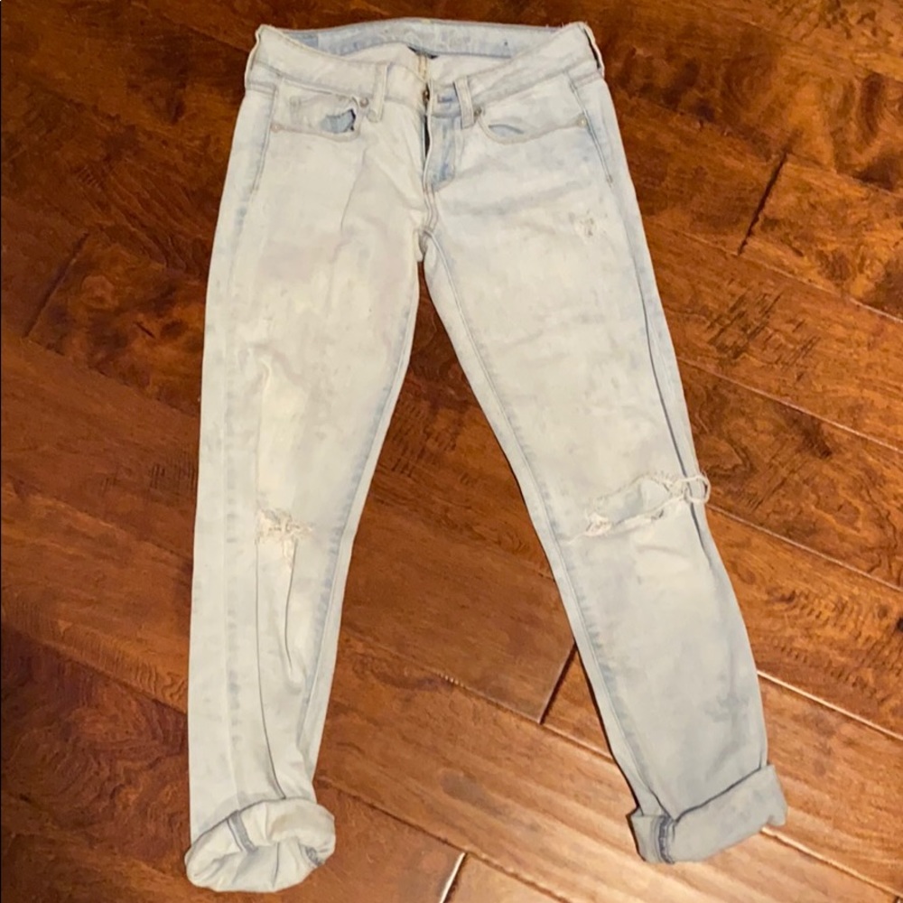 AE distressed jeggings